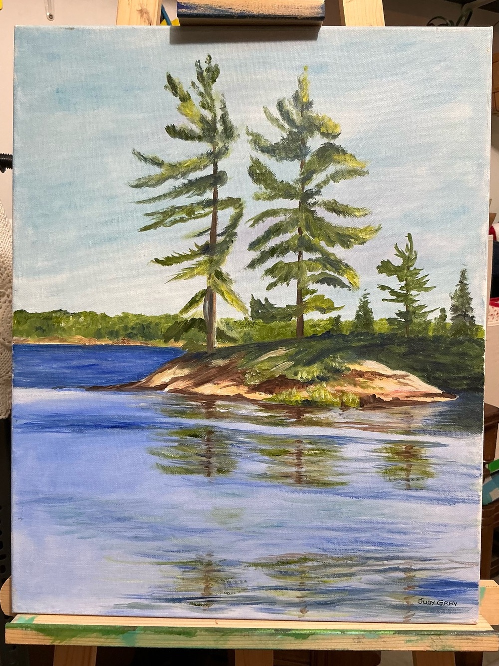 Original Painting by Artist Judy Gray